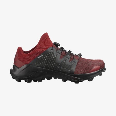 Salomon CROSS W/PRO Womens Trail Running Shoes Red/Black UK UTHL